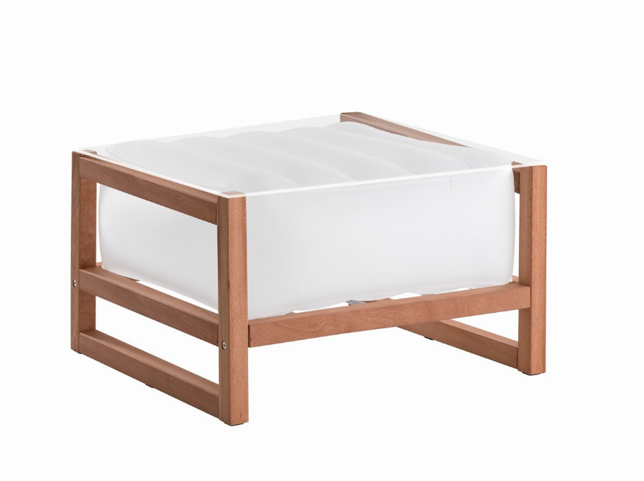 YOKO COFFEE TABLE EKO WITH LIGHTING WOOD Frame WHITE  TRANSLUCENT