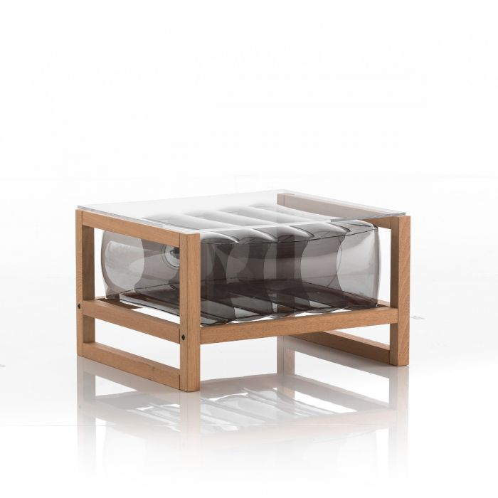 YOKO COFFEE TABLE EKO WOOD Frame CRYSTAL BLACK