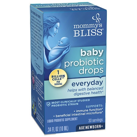 Mommys Bliss Probiotic Drops Baby 34 oz