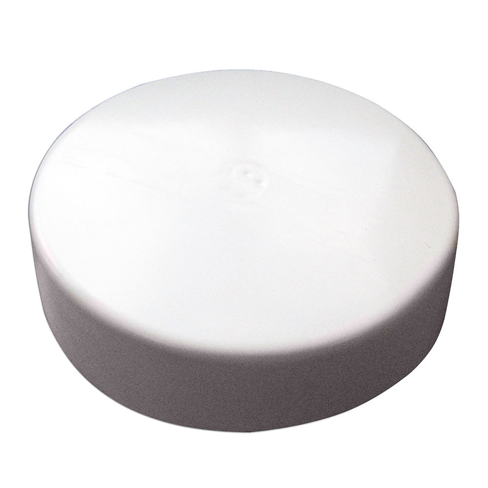 Monarch White Flat Piling Cap - 13"