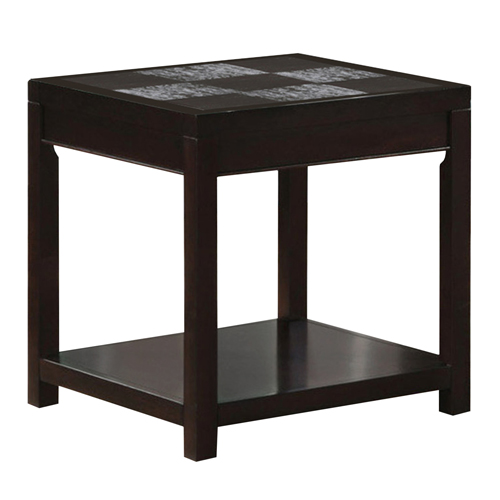 Accent Table - Cappuccino Veneer