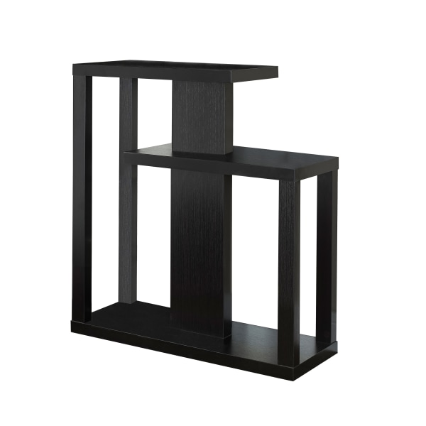 ACCENT CONSOLE TABLE - 32"L / CAPPUCCINO WITH SHELVING