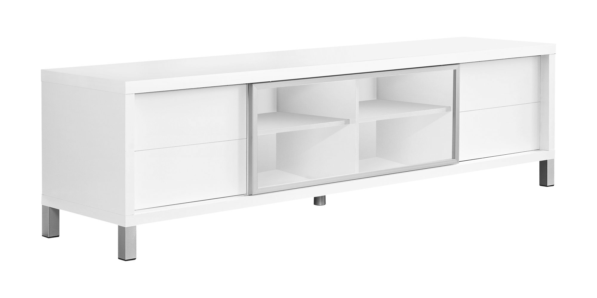 TV STAND - 70"L / WHITE EURO STYLE