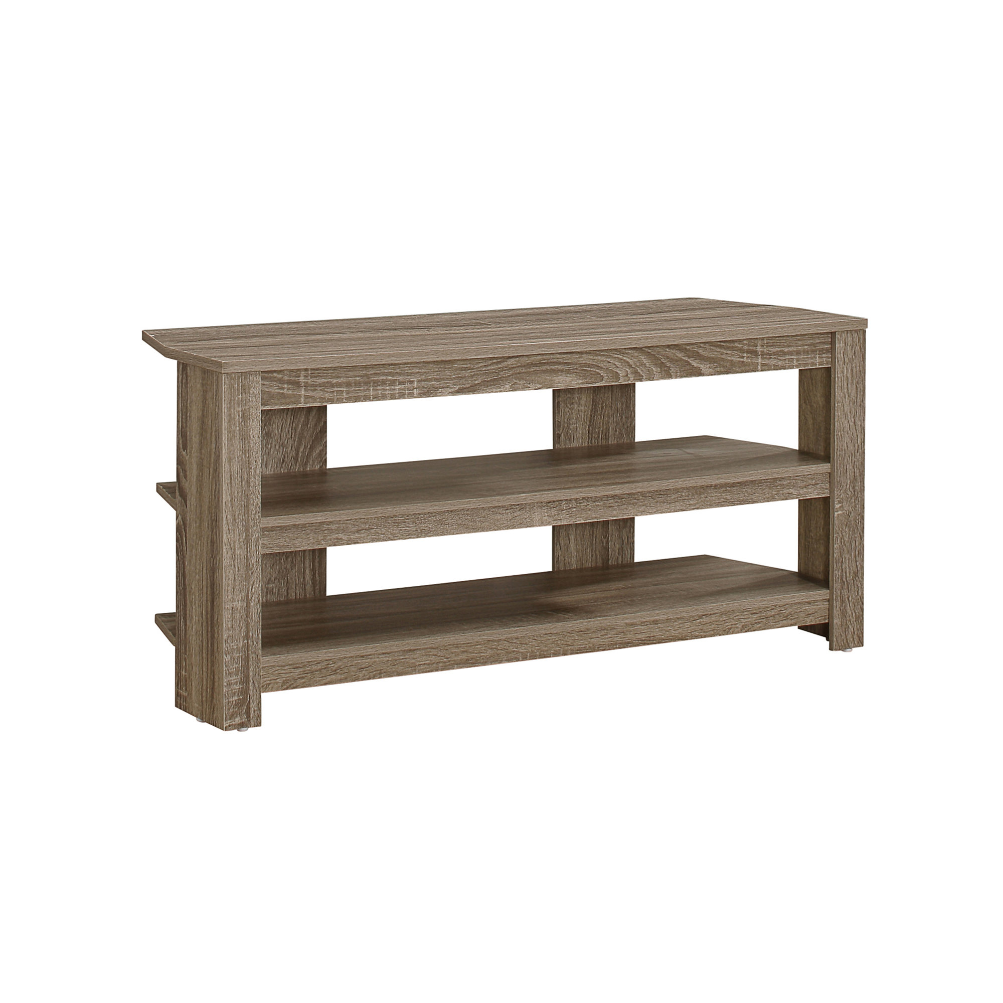 TV STAND - 42"L / DARK TAUPE CORNER