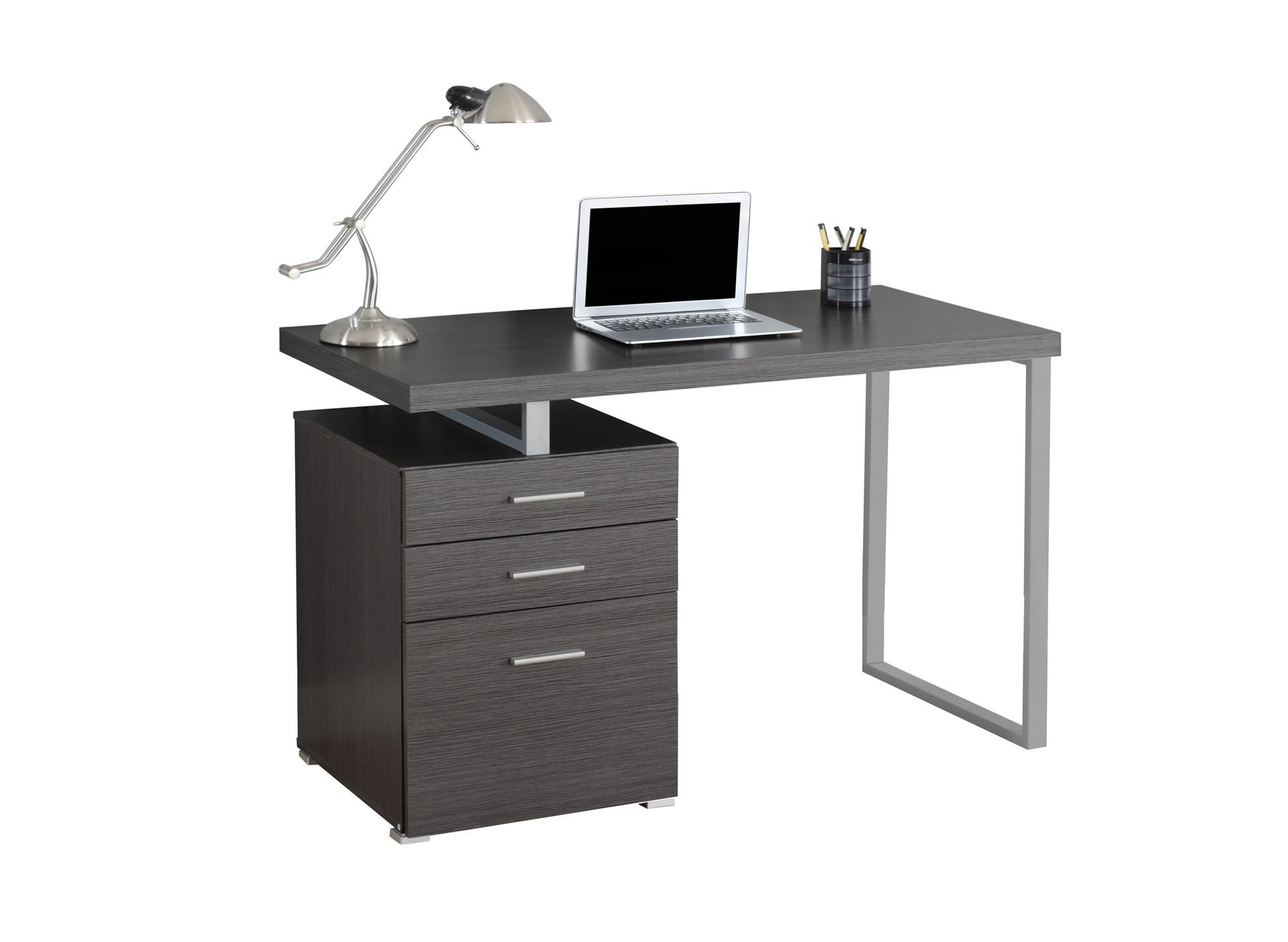 COMPUTER DESK - 48"L / GREY LEFT OR RIGHT FACING