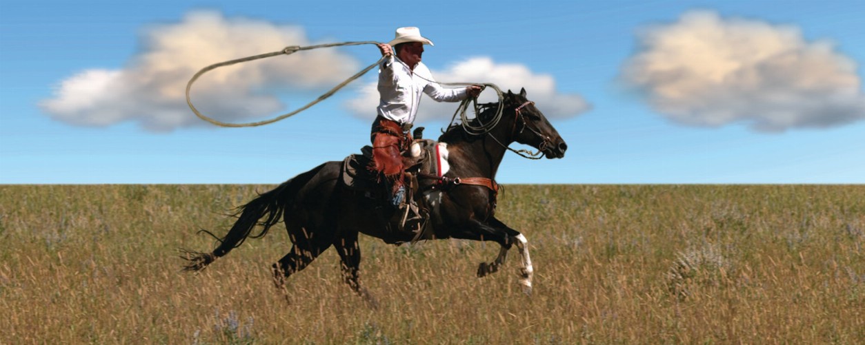 Cowboy - Motion Bookmark/ 6" Ruler