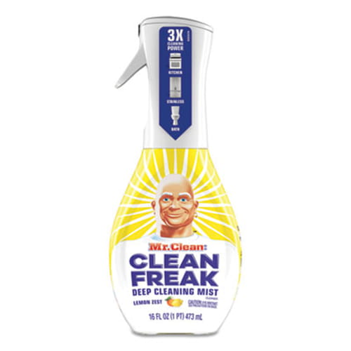 Mr. Clean Deep Cleaning Mist - Spray - 16 fl oz (0.5 quart) - Lemon Zest Scent - 6 / Carton - Multi