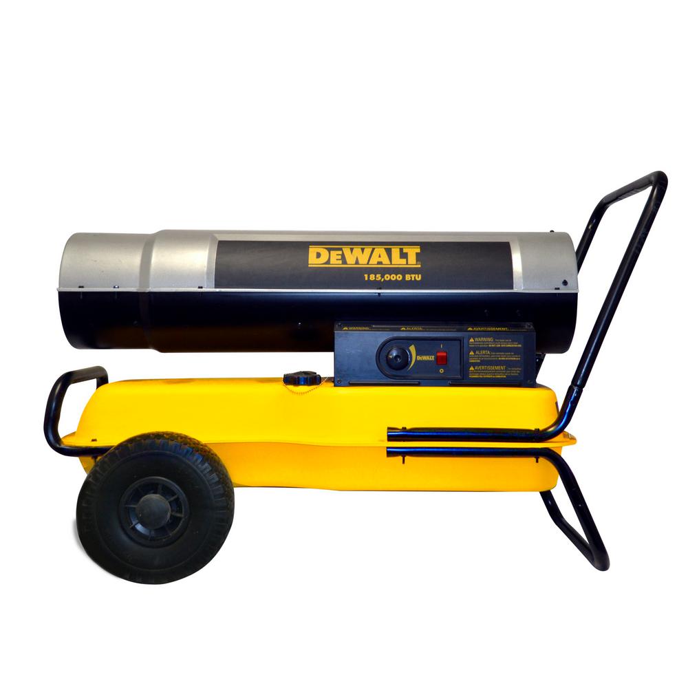 DEWALT 185000 BTU FORCED AIR KEROSENE HEATER (SEE ADDENDUM)