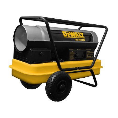 DEWALT 135000 BTU FORCED AIR KEROSENE HEAVY DUTY HEATER (SEE ADDENDUM)