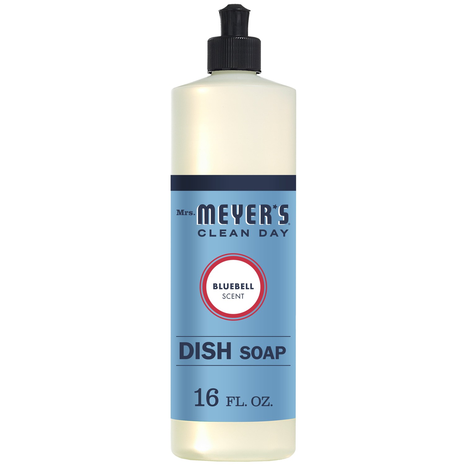 Mrs Meyers Bluebell Liquid Dishwashing Soap (1x16 Oz)