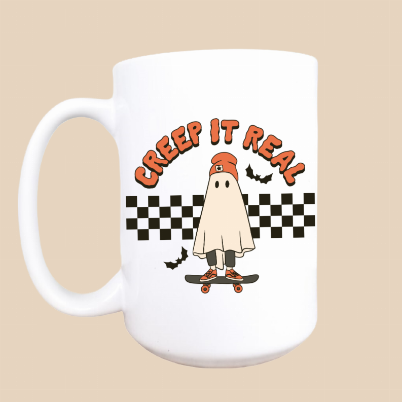 Creep it real ceramic coffee mug