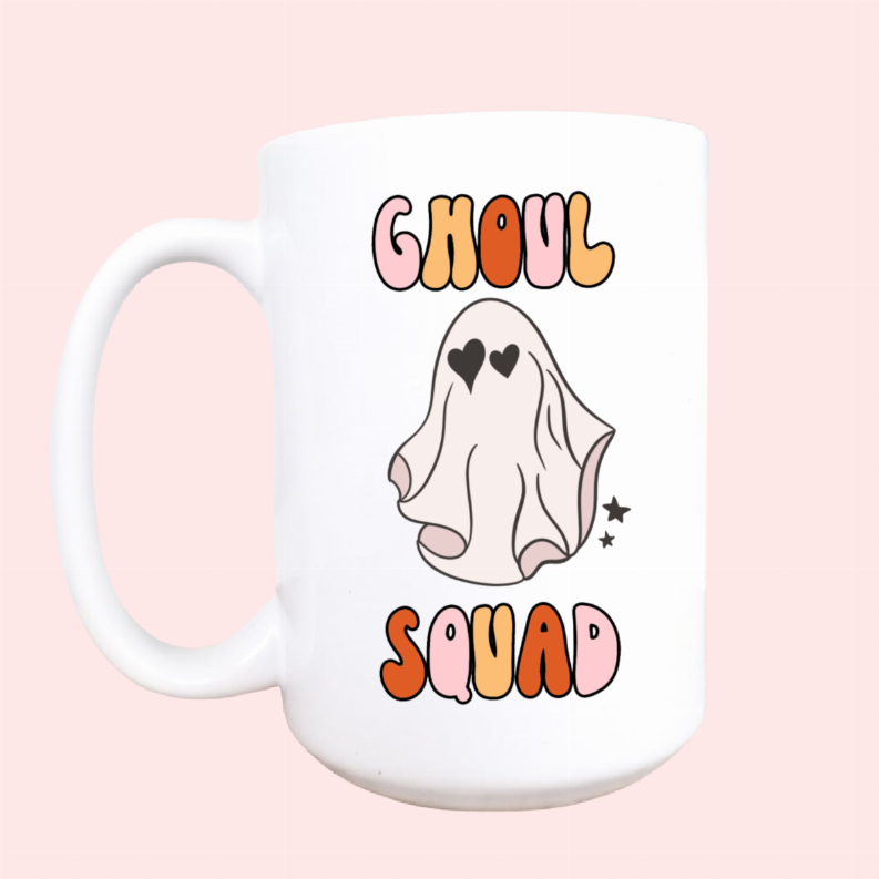 Ghoul squad ceramic coffee mug