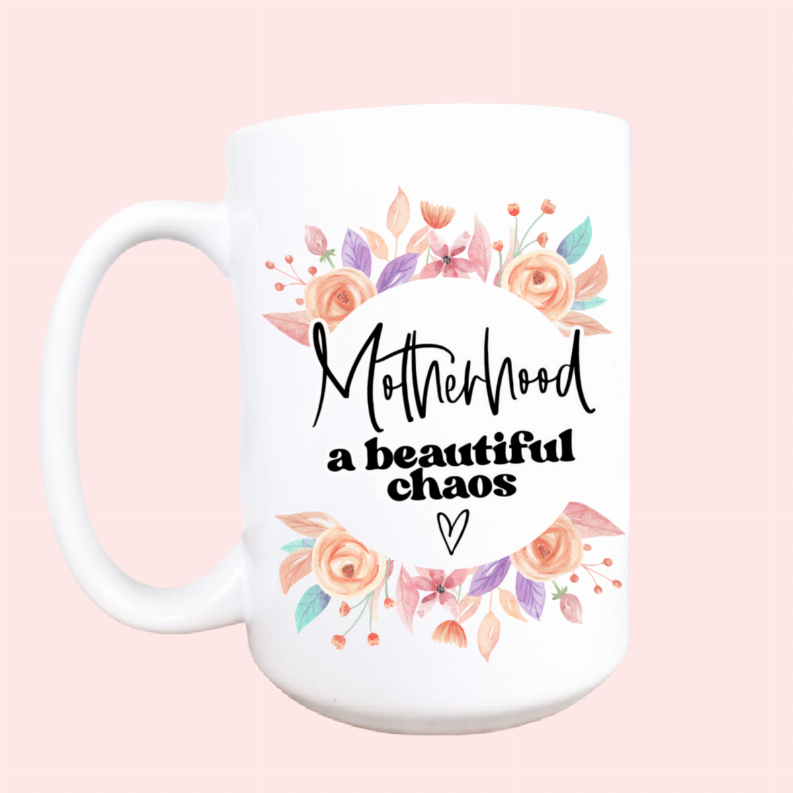 Motherhood ceramic coffee mug