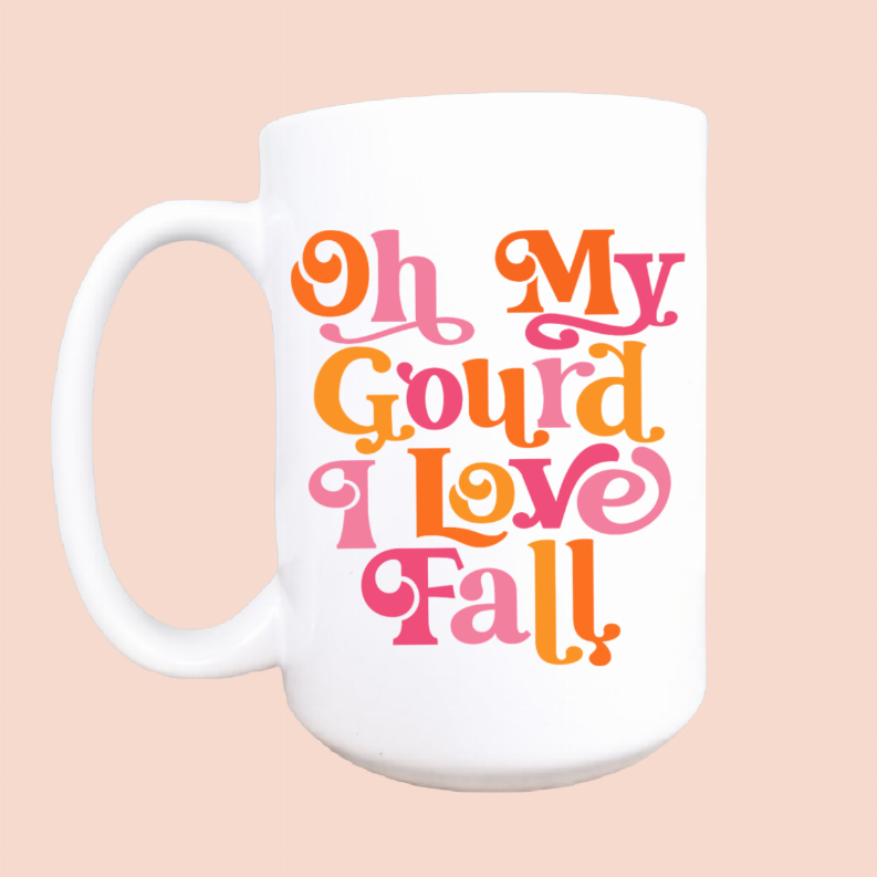 Oh my gourd fall coffee mug