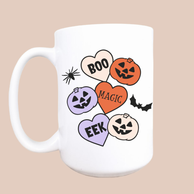 Spooky things ceramic coffee mug