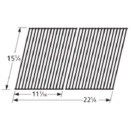 Porcelain steel wire cooking grid for Kenmore brand gas grills