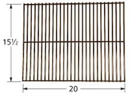 Stainless steel tubes cooking grid for Centro, Cuisinart brand gas grills