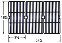 Gloss cast iron cooking grid for Charbroil, Kenmore, Master Forge, Nexgrill, Phoenix-UK, Tera Gear brand gas grills