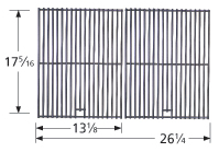 Stainless steel cooking grid for BBQ Tek, Tera Gear brand gas grills