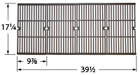 Matte cast iron cooking grid for Master Forge brand gas grills