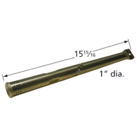 Stainless steel burner for Charbroil brand gas grills