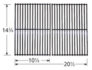 Stamped porcelain steel cooking grid for Backyard Grill brand gas grills