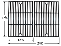 Matte cast iron cooking grid for Kenmore brand gas grills