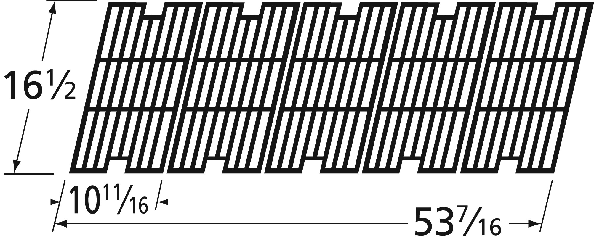 Matte cast iron cooking grid for Smoke Hollow brand gas grills