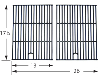 Matte cast iron cooking grid for Napoleon brand gas grills