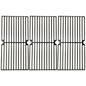 Gloss Cast Iron 3-pc Cooking Grid Set for Master Forge Brand Gas Grills