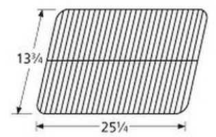 Porcelain steel wire cooking grid for Charbroil, Kenmore, Master Chef, Thermos brand gas grills