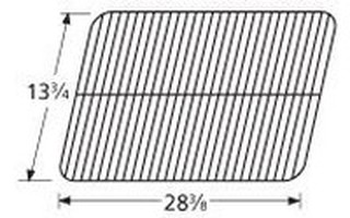 Porcelain steel wire cooking grid for Charbroil, Kenmore, Master Chef brand gas grills