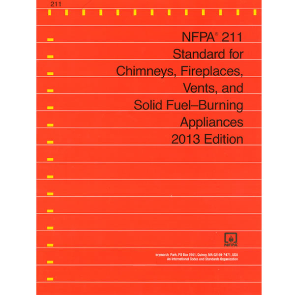 NFPA 211 2019 Standard For Chimneys Fireplaces Vents Solid Fuel Appliances - #21116