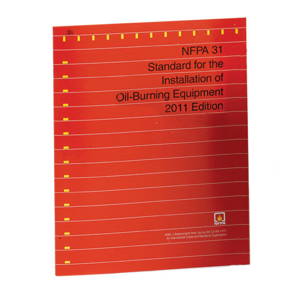 NFPA 31 2016 Standard For The Installation Of Oil-Burning Equipment - #3116