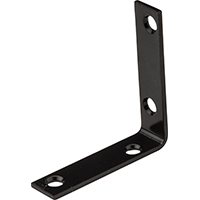 N266-483 3 In. Black Corner Brace