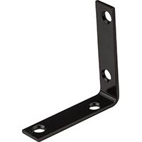 N266-484 3.5 In. Black Corner Brace