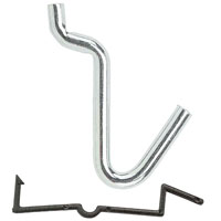 V2305 1/4 In. Zinc Lock Curved Hook