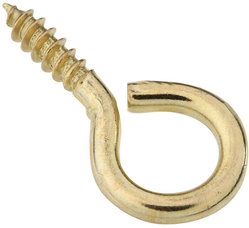 N119-289 #10 Brass Screw Eye