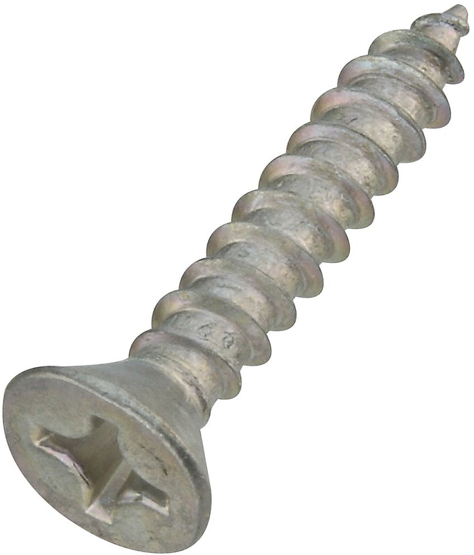 V286S 12X1-1/4 Zinc Wood Screw