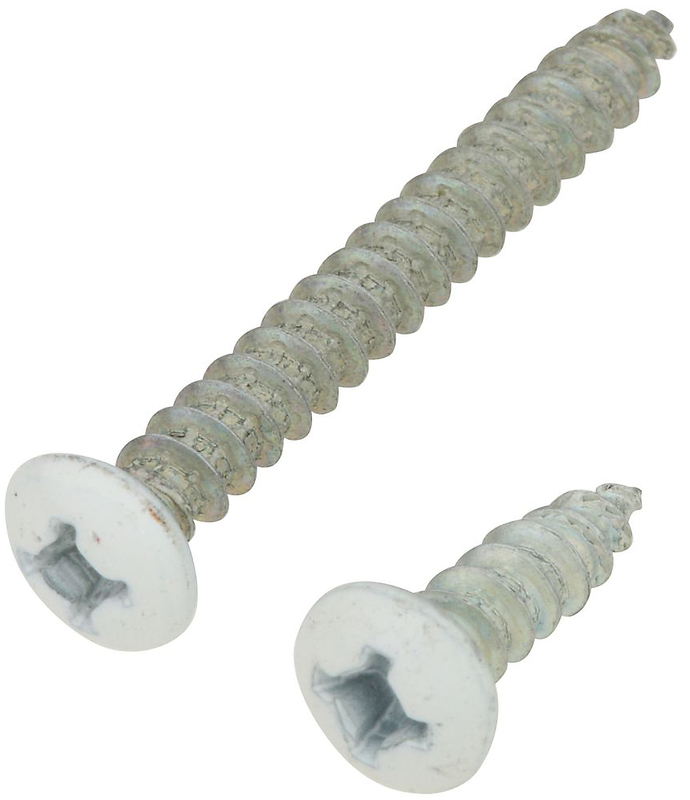 V211S White Bracket Screws (12)