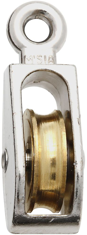 3203Bc 1 In. Nickel Fixed Single Pulley