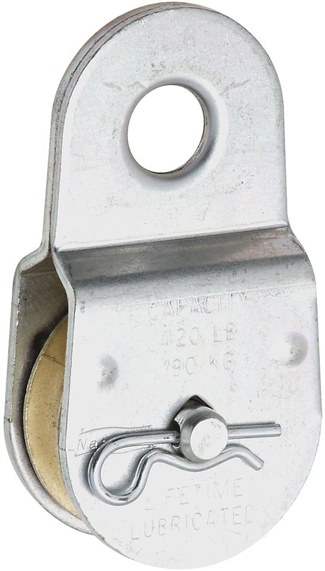 3213Bc 1.5 In. Zinc Plated Fixd Single Pulley