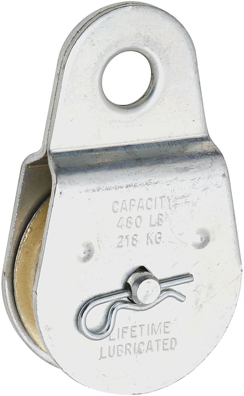 3213Bc 2 In. Zinc Plated Fixed Single Pulley