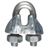 3230Bc 1/16 In. Zinc Cable Clamp