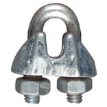 3230Bc 3/16 In. Zinc Cable Clamp