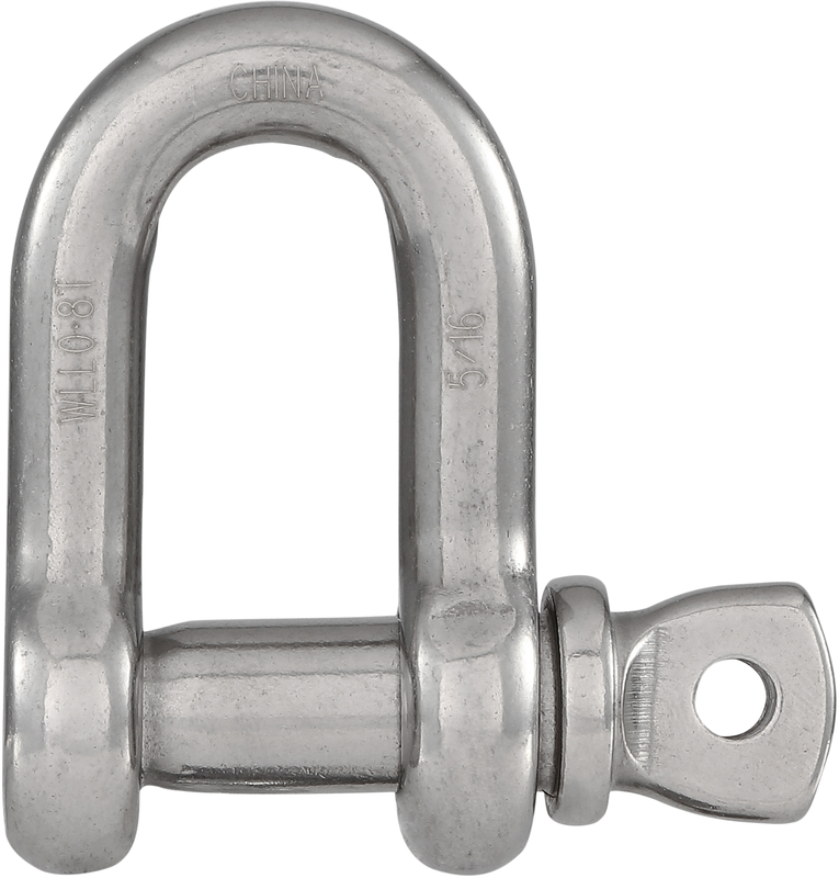 N100-355 Ss 5/16 In. D Shackle