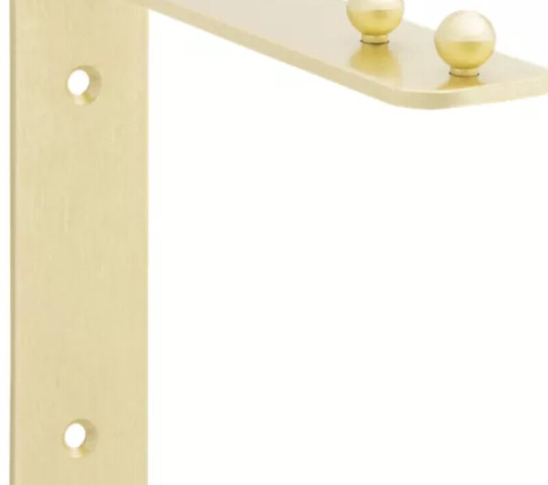 N275-504 Small Brushed Gold Square Hanger