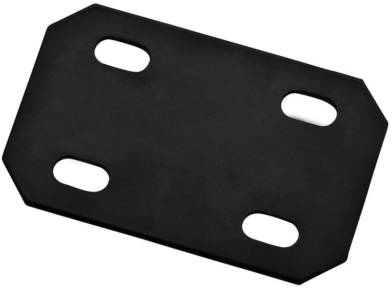 1184Bc 4.7X3 1/8 Black Mend Plate