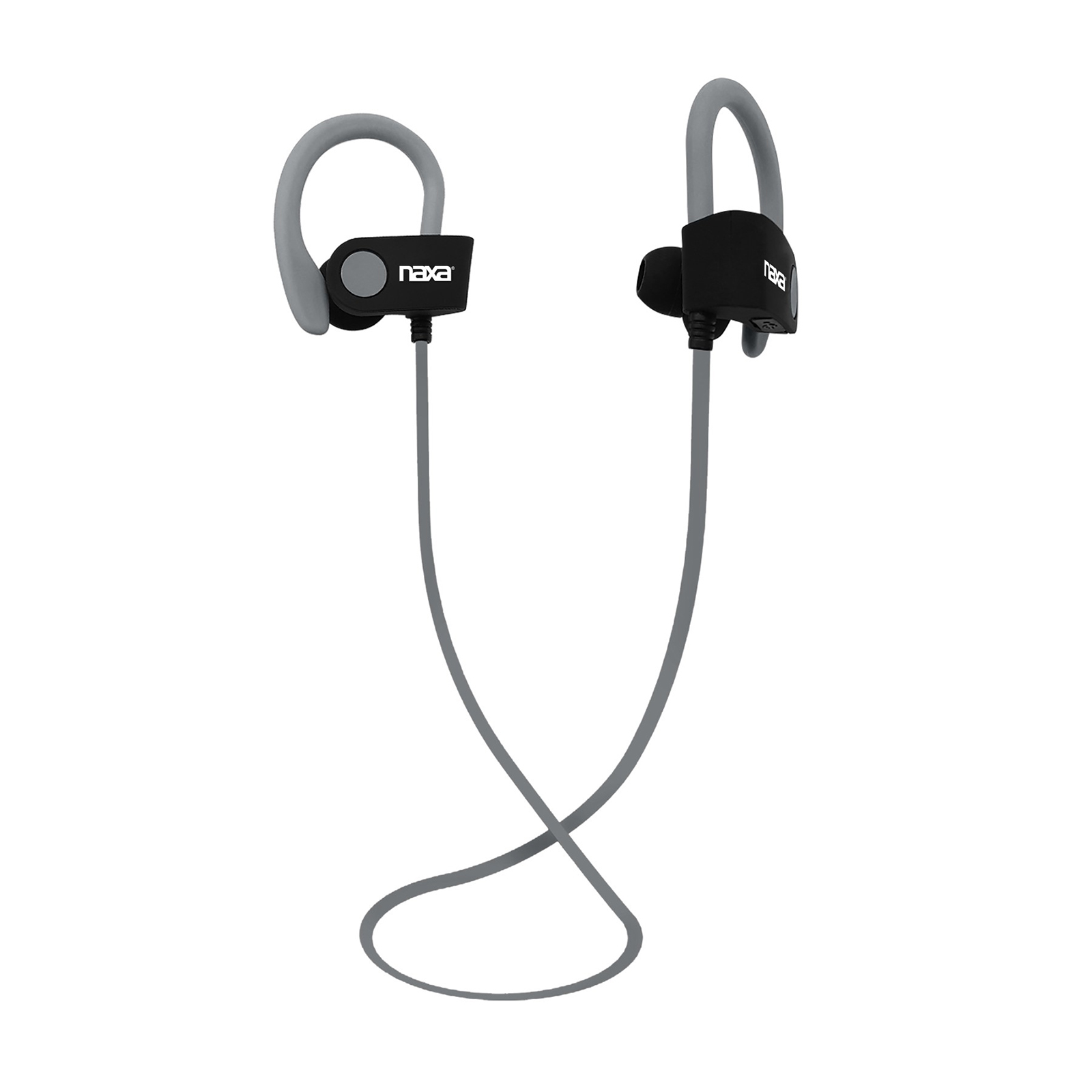 Naxa Ne961 Gray Performance Wireless Sport Earphones