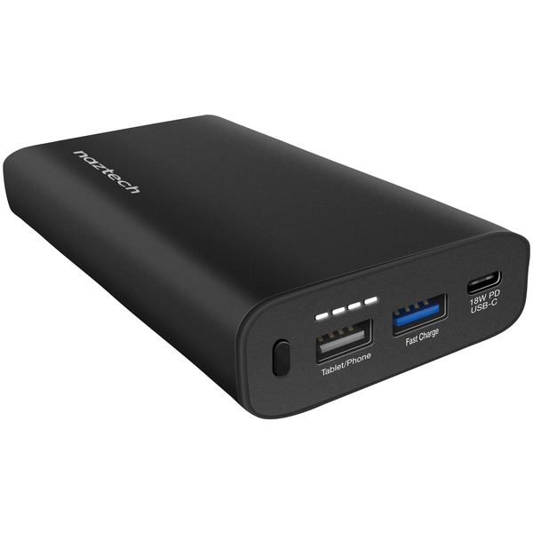 Naztech 14497 13,400-mAh 18-Watt USB-C PD Super Speed Portable Battery